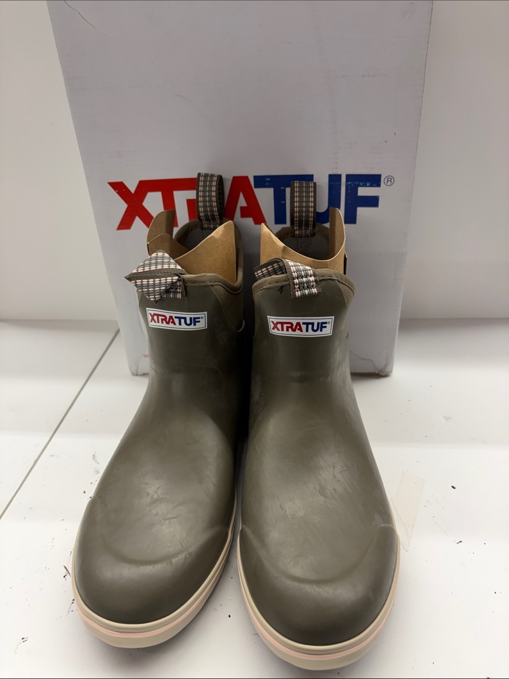 XTRATUF Women’s Chelsea Ankle Rain Boots — Olive